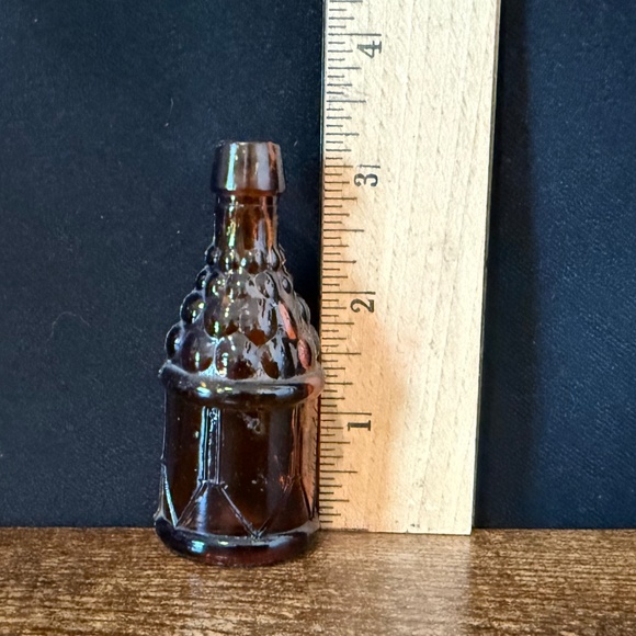 Miniature Brown Bottle Accent - Picture 2 of 7
